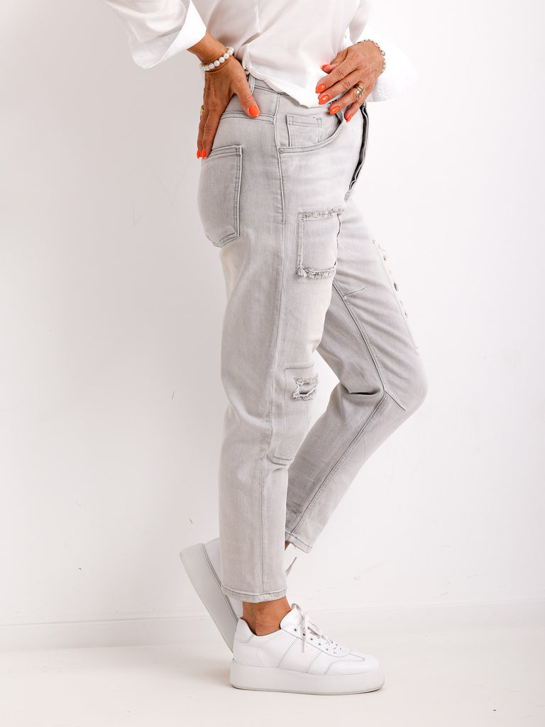 JONNY Jeans - helles grau