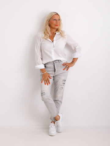 JONNY Jeans - helles grau