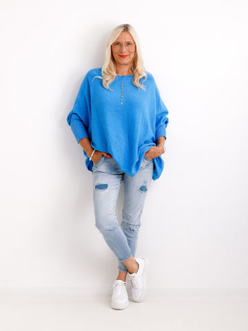 KITTY Strickpullover - One Size (38 -48) - in vielen Farben