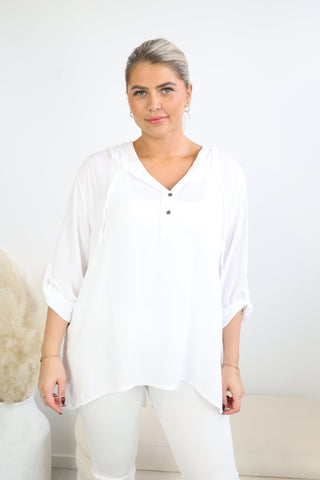 MARIKA Bluse mit Kapuze - verschiedene Farben
