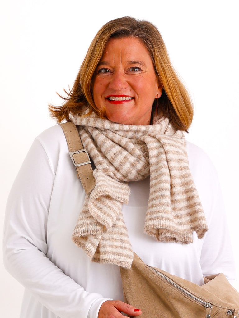 Schal MARIBEL – Kuscheliger Ringel-Look aus softem Viskose-Wollmix und
