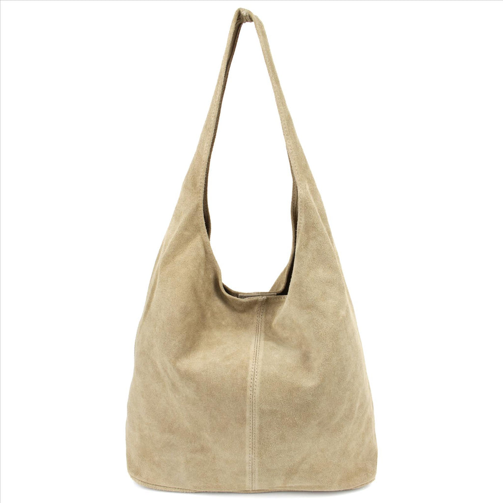LACY Wildleder-Shopper – Lässige Hobo-Bag mit Innentasche