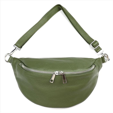 LOU Crossbody-Tasche XL / silber - alle Farben