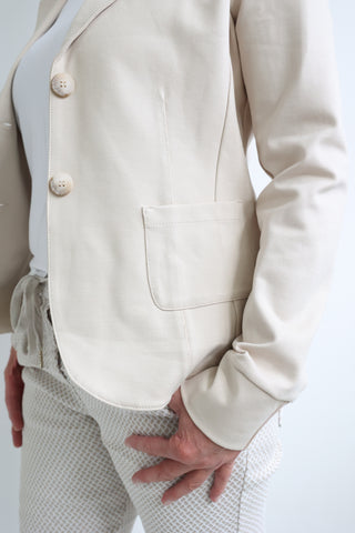 ELLA Blazer mit Kapuze - beige