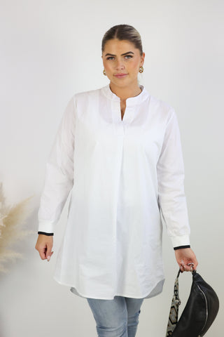 STELLA Tunika Bluse - weiß
